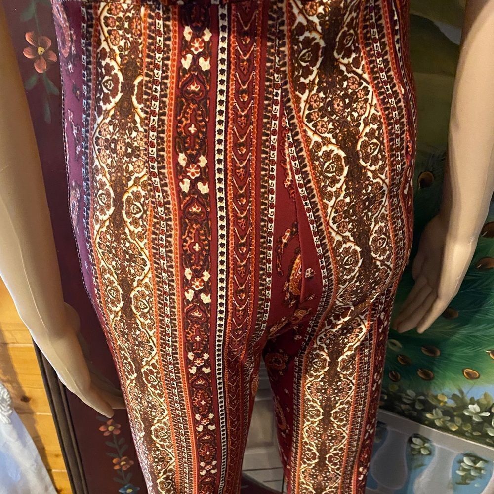 Whisper Dark Red Jumpsuit Size M NWOT - Picture 5 of 6